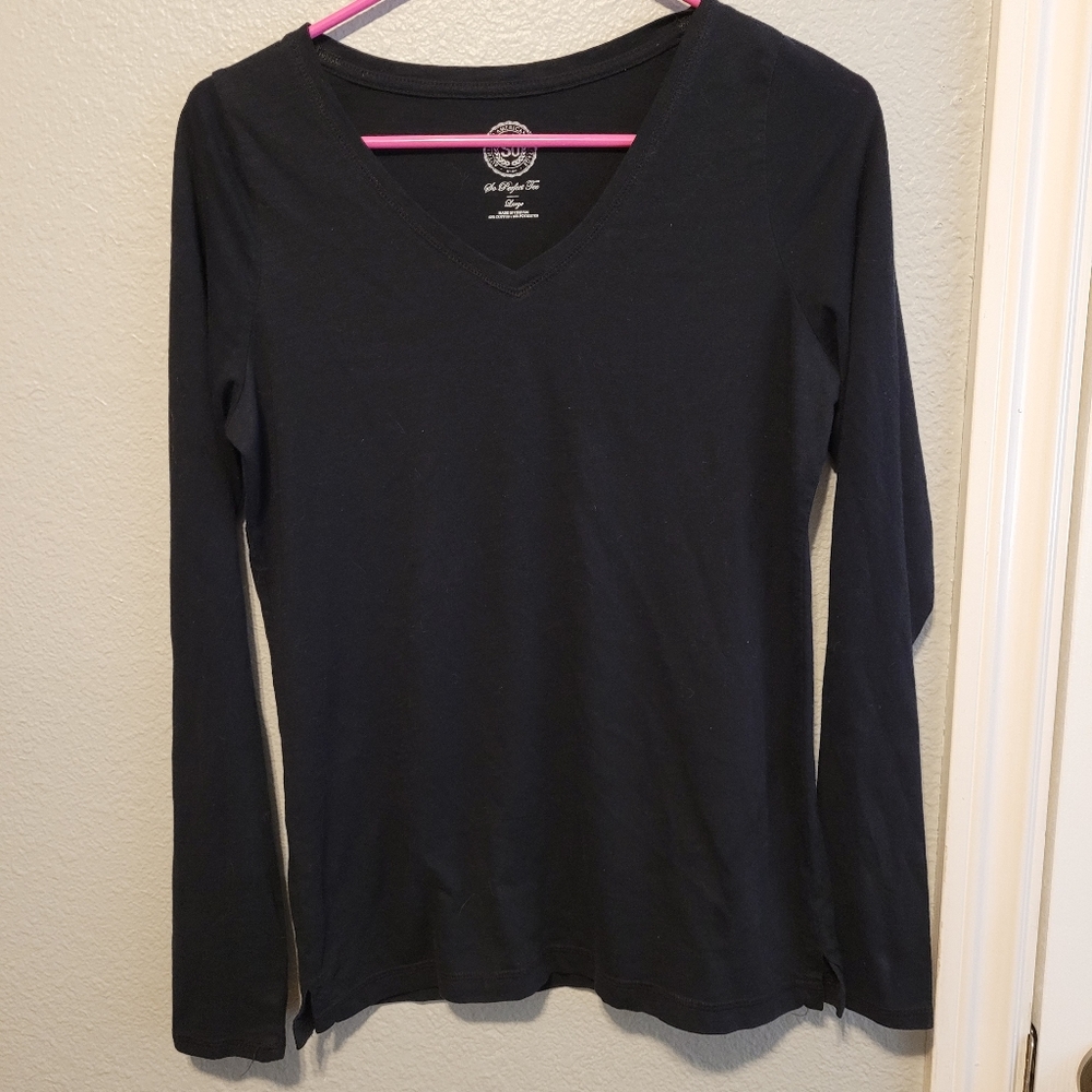 ❄️Black long sleeve shirt